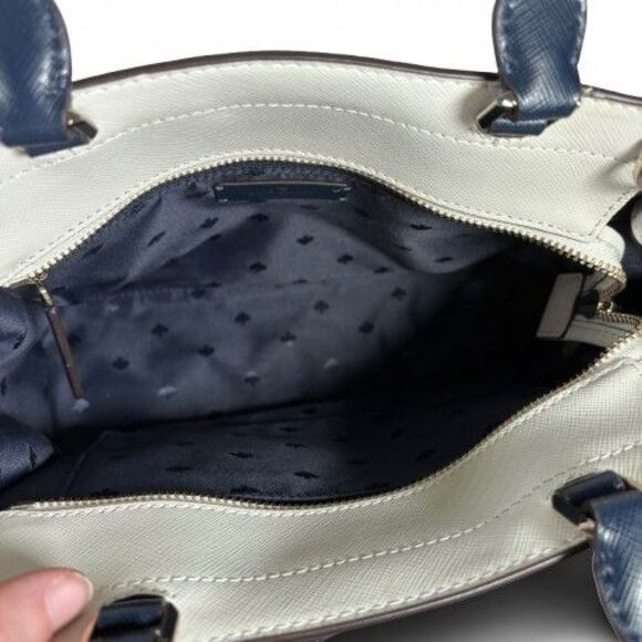 Kate Spade Staci Cameron Leather Satchel Crossbody Patriotic Summer 4th of July - Picture 8 of 16